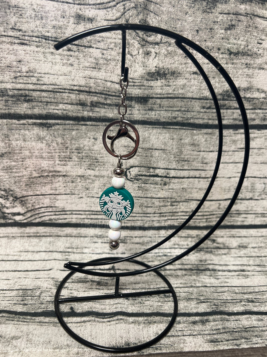 Yoda Starbucks Keychain