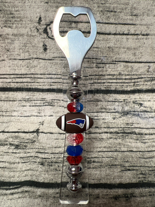 Patriots Bottle Opener (red & blue)
