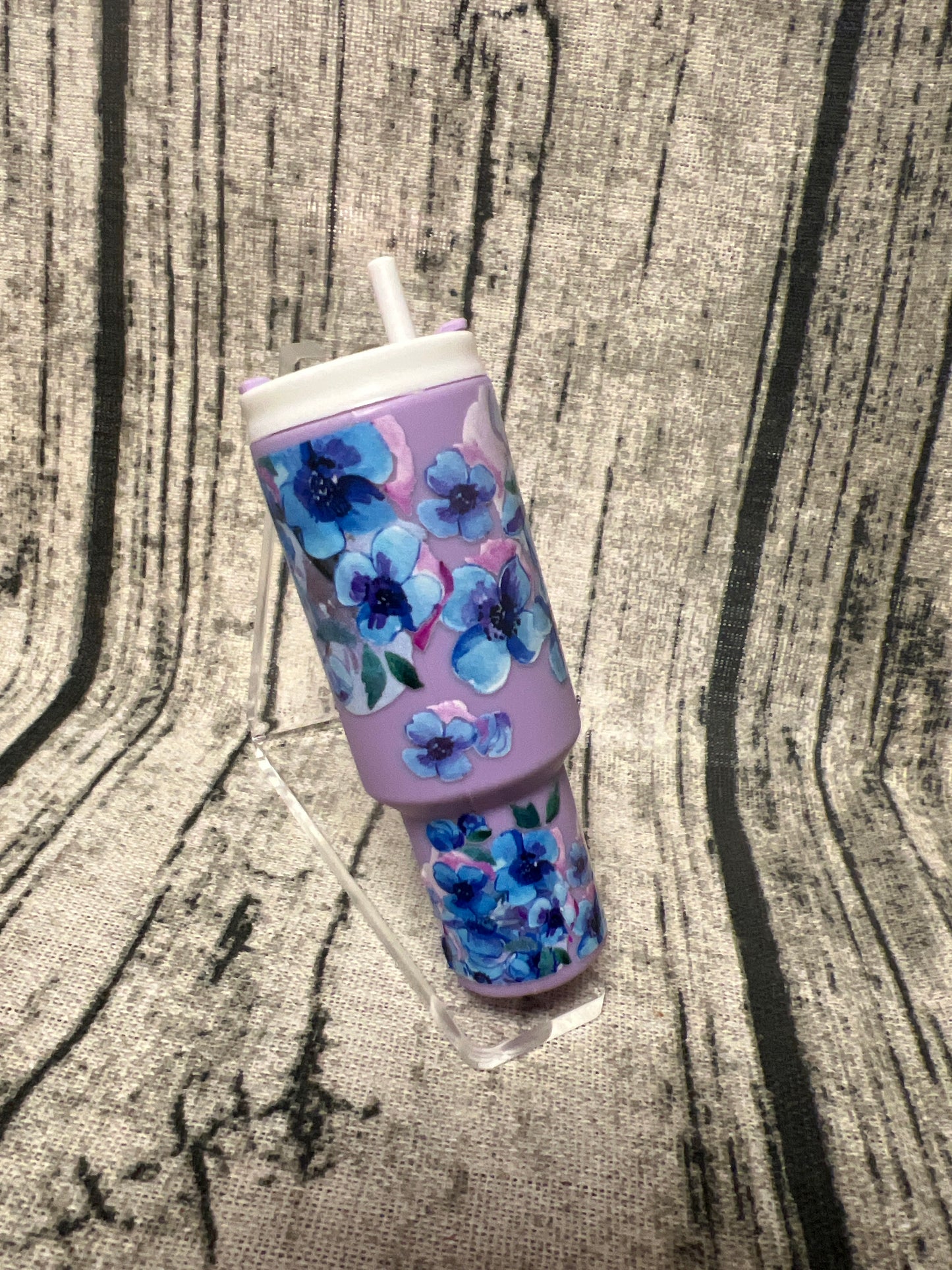 Light Purple Mini Tumbler Keychain