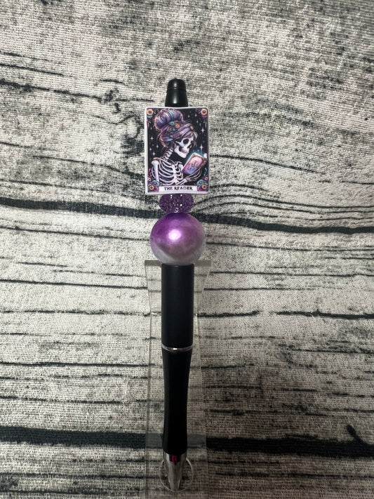 The Reader Tarot Card Black Pen