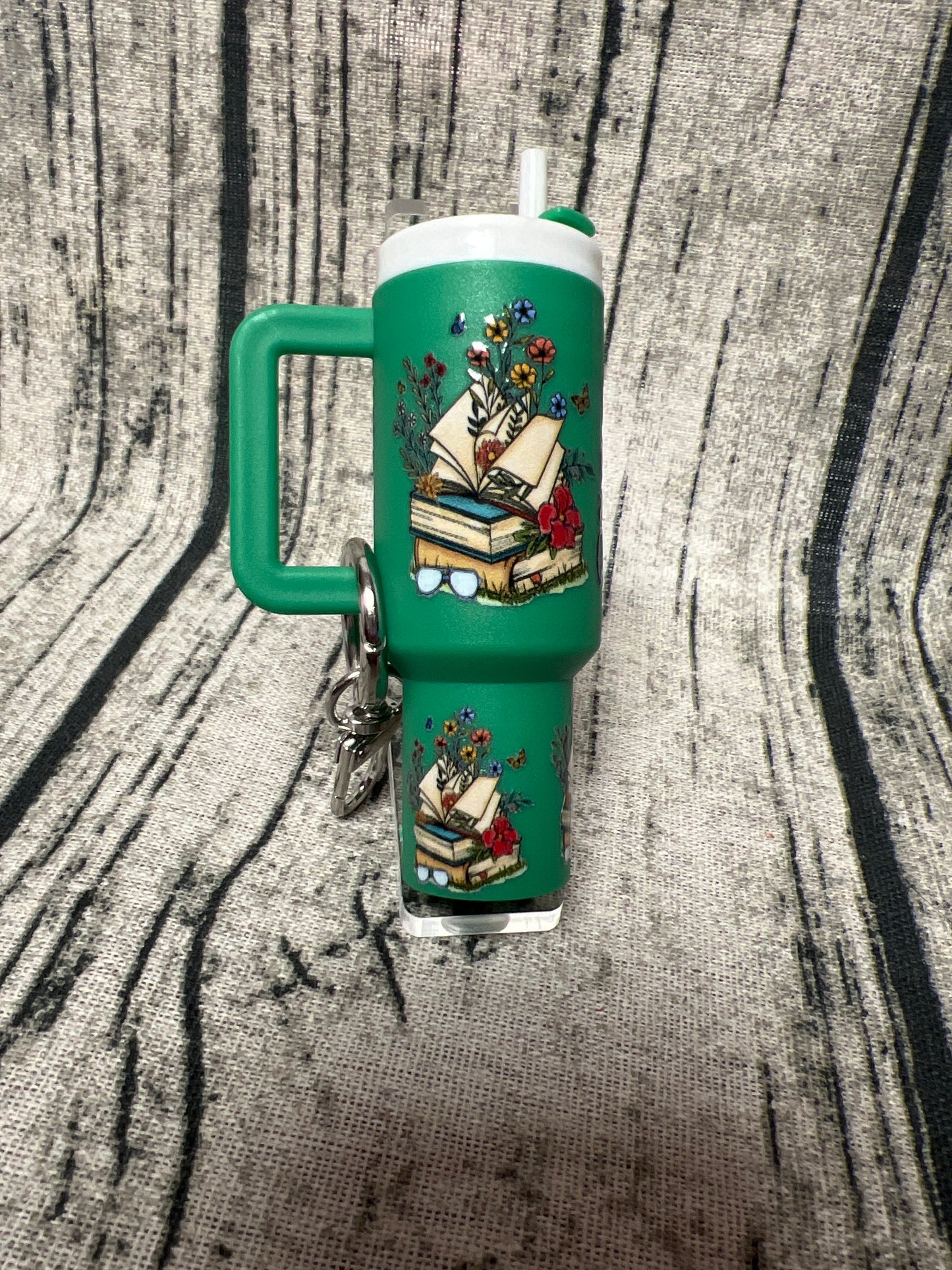 Book Mini Tumbler Keychain
