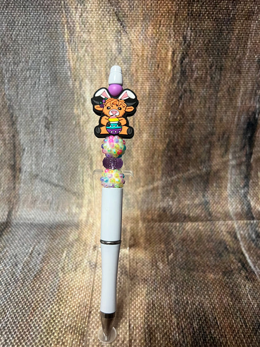 Highland Cow Easter Bunny Pen