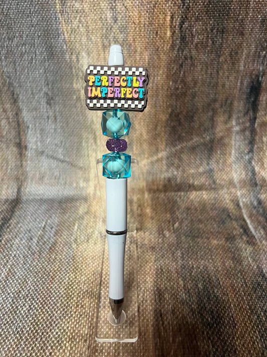 Perfectly Imperfect teal Pen