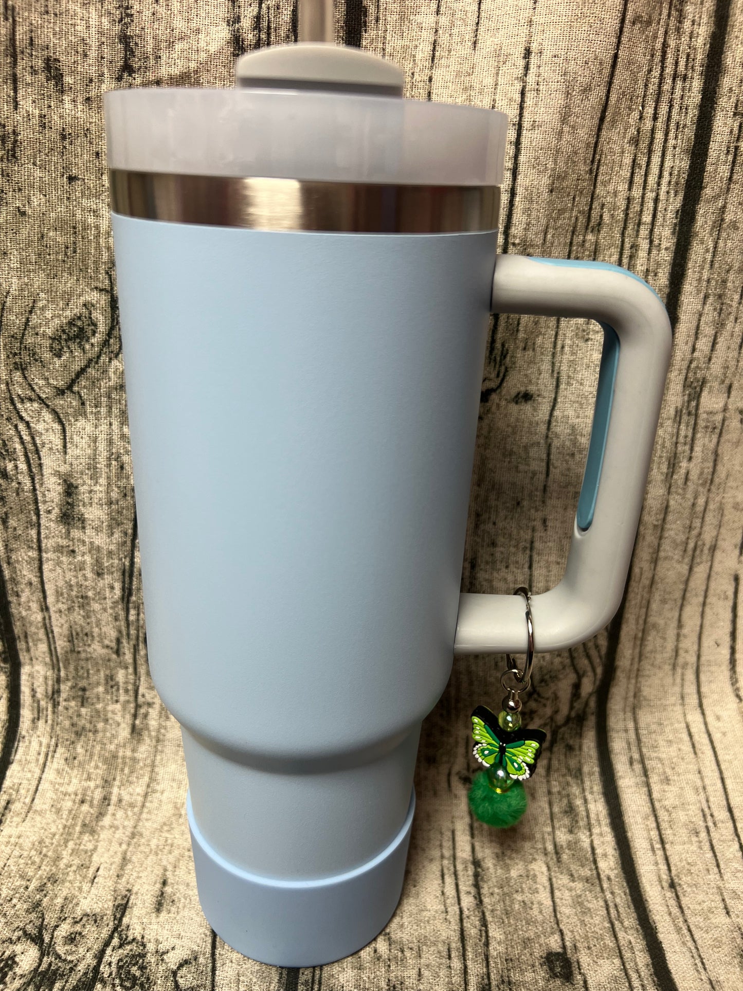 Green Butterfly Dangle