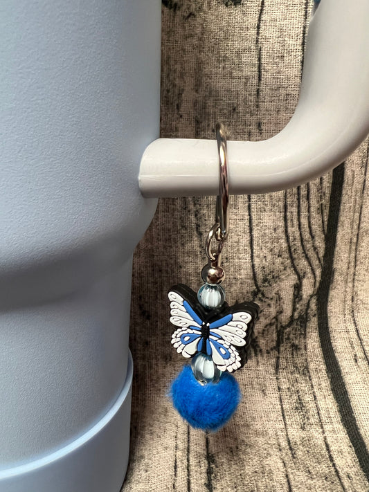 Blue Butterfly Dangle