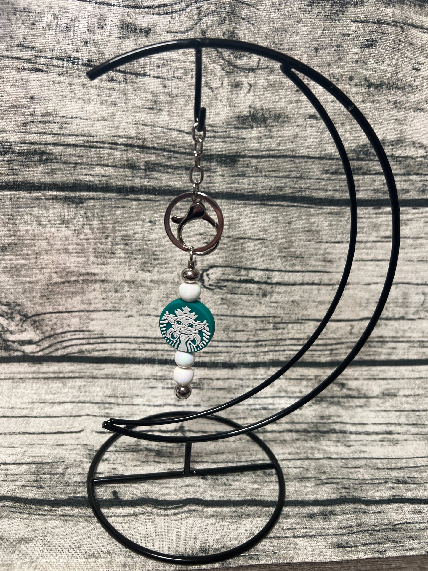 Yoda Starbucks Keychain