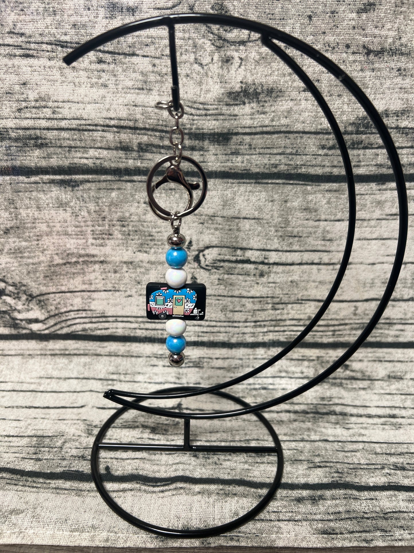 Camper Keychain - blue