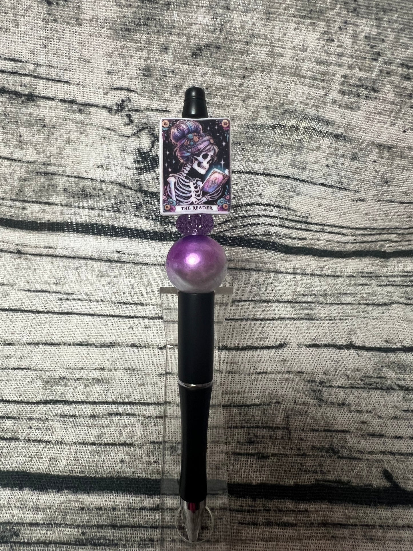 The Reader Tarot Card Black Pen