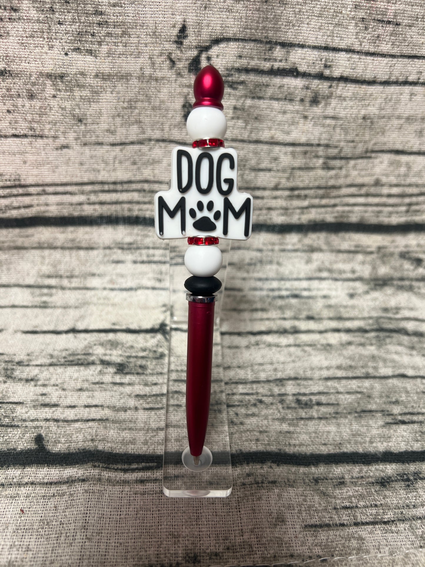 Dog Mom Stylus Pen (red)