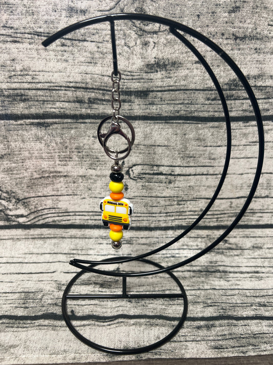 School Bus Keychain