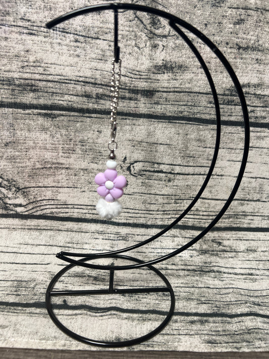 Purple flower Dangle