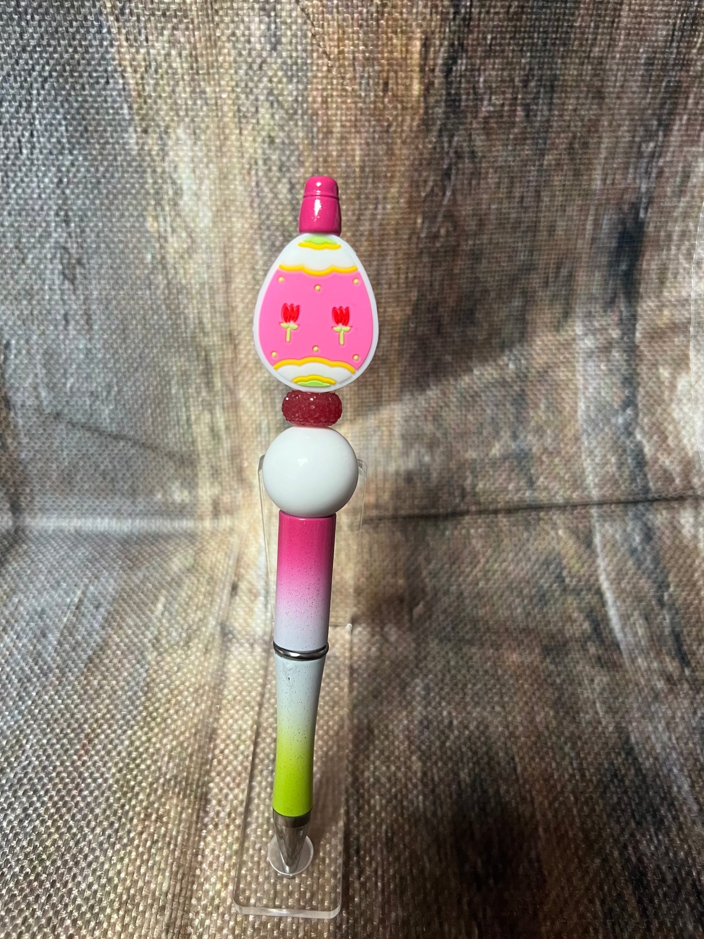 Pink Easter Egg pen