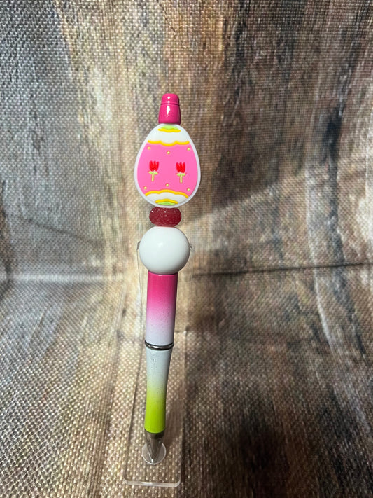 Pink Easter Egg pen