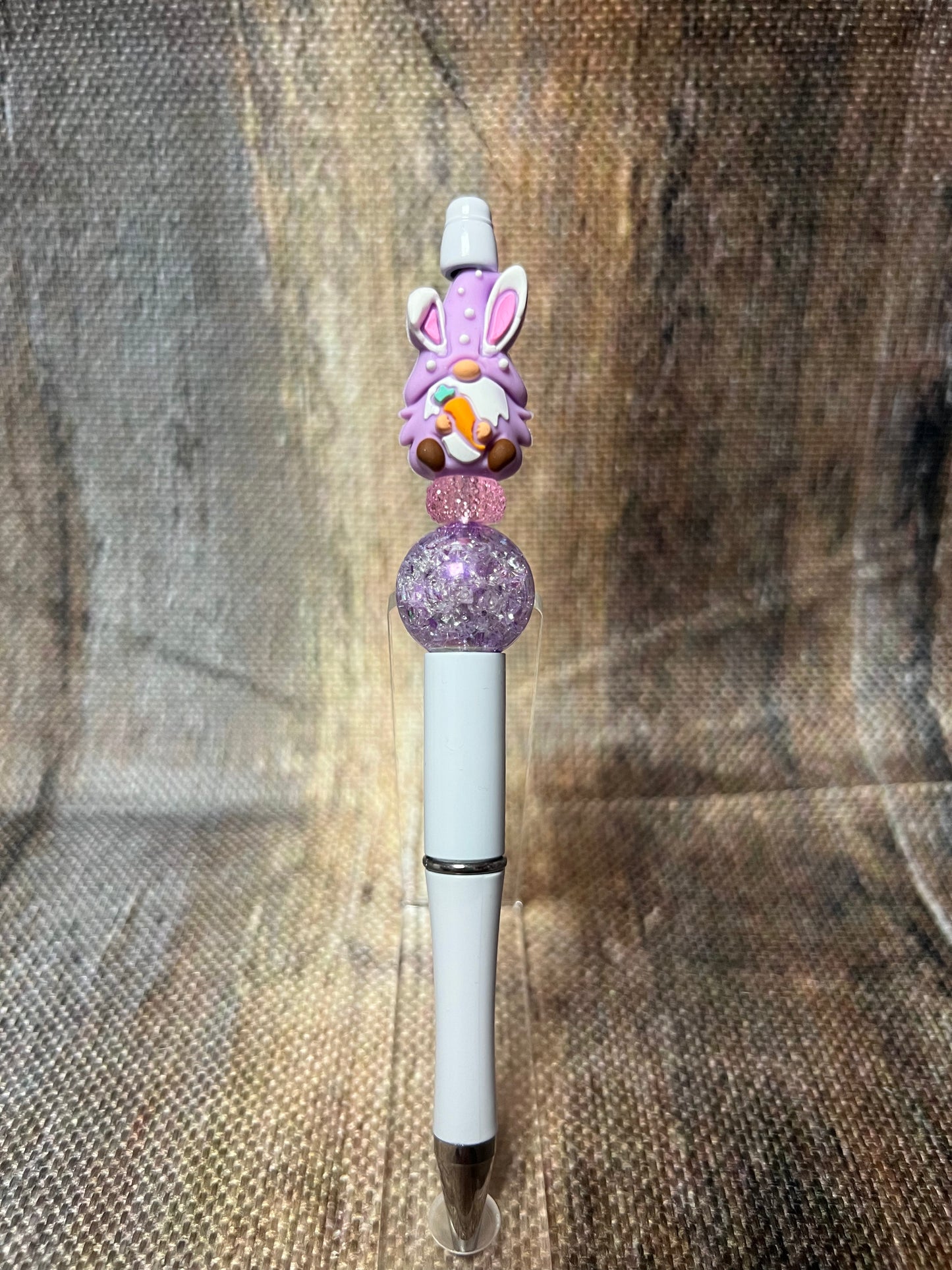 Purple Bunny Gnome Pen