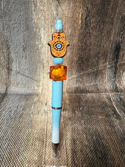 Evil Eye Blue Pen