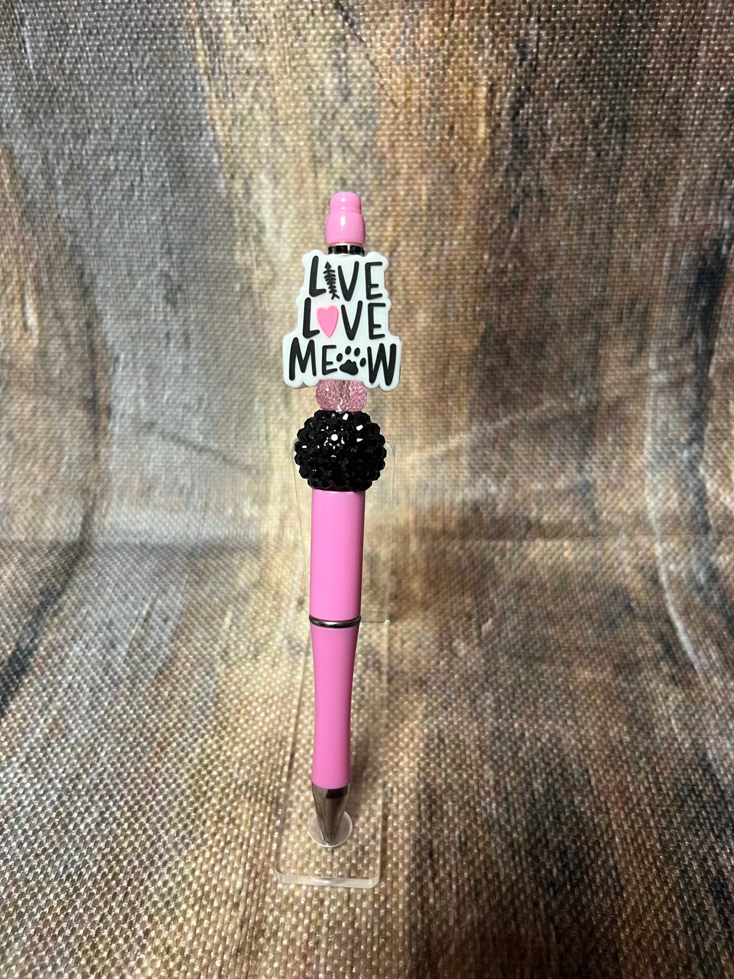 Live Love Meow pink Pen