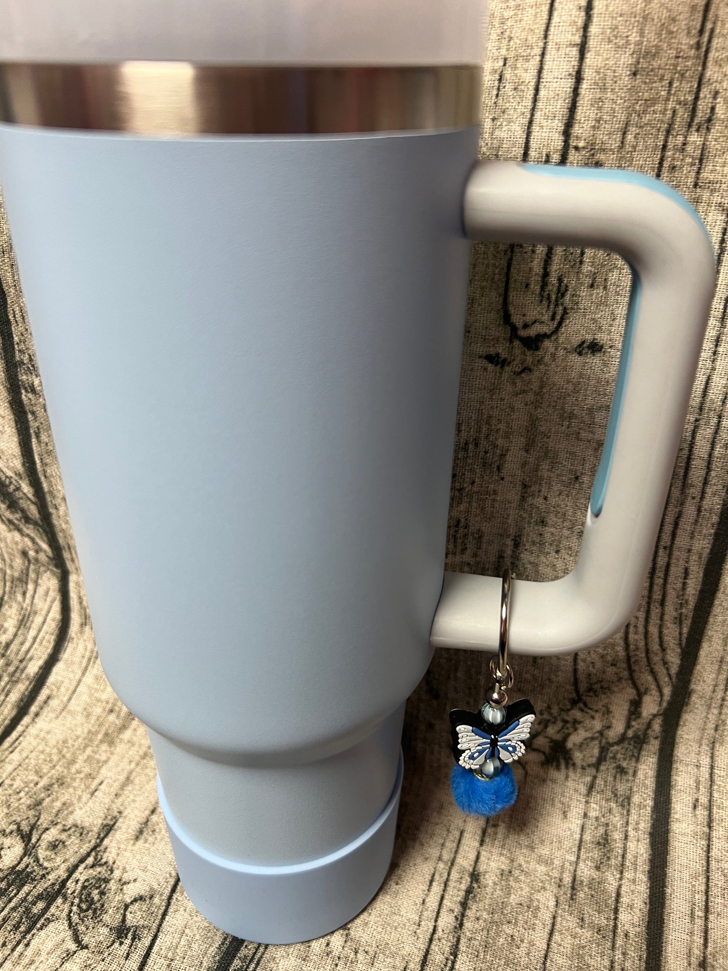 Blue Butterfly Dangle